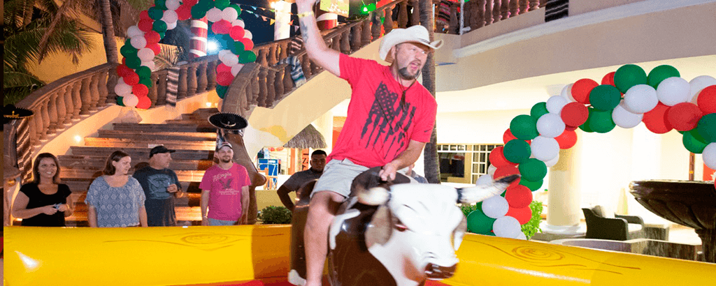 Mechanical Bull in Cancun