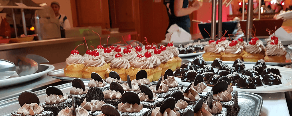 Food at the buffets of Club Solaris Cabos