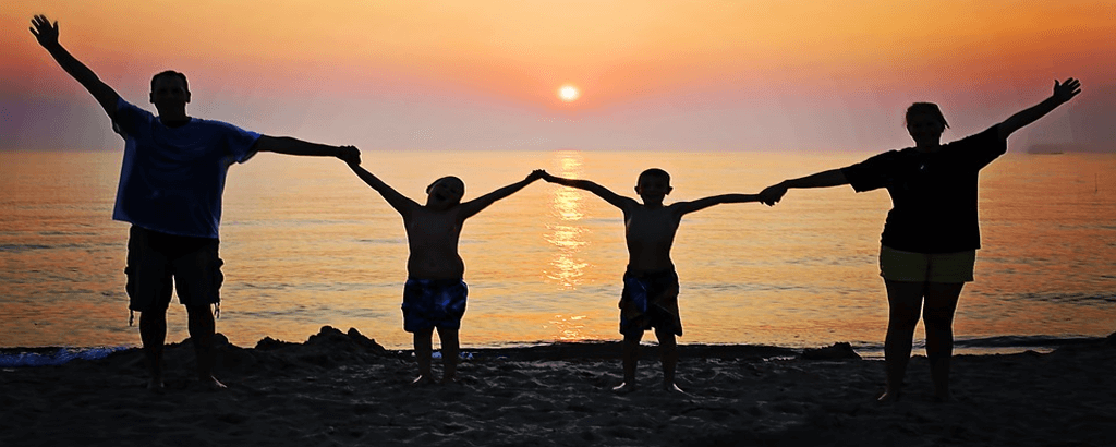 Happy Family Vacations at the Beach