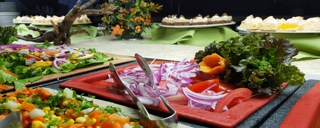 Buffets y Restaurantes con opciones Vegetarianas y sin Gluten en Club Solaris Cabos
