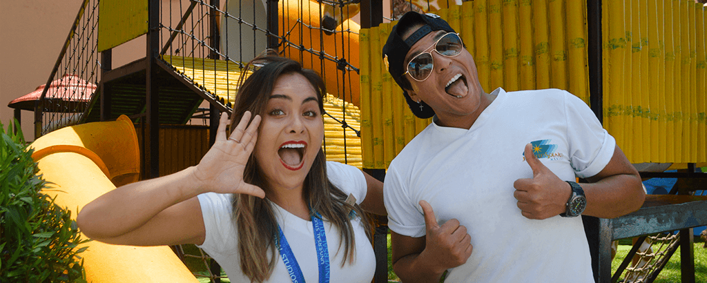Equipo de Animacion en el Miniclub de los Resorts Solaris