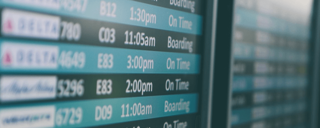 ten tu vuelo listo para salir de vacaciones